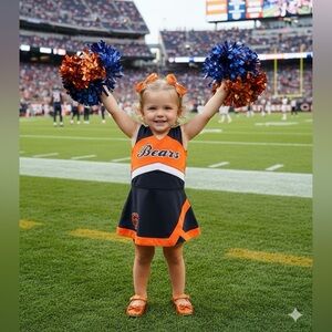 NFL TEAM APPAREL Kids - 2 Piece Cheerleader Set - Bears - 18M - NWT